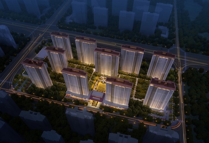 融创时代奥城小区实景图
