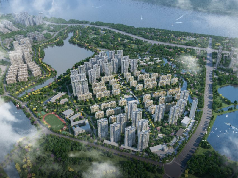 长房欣望府小区实景图