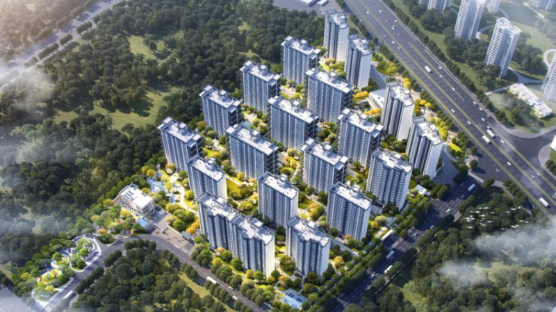 运达大泽湖小区实景图