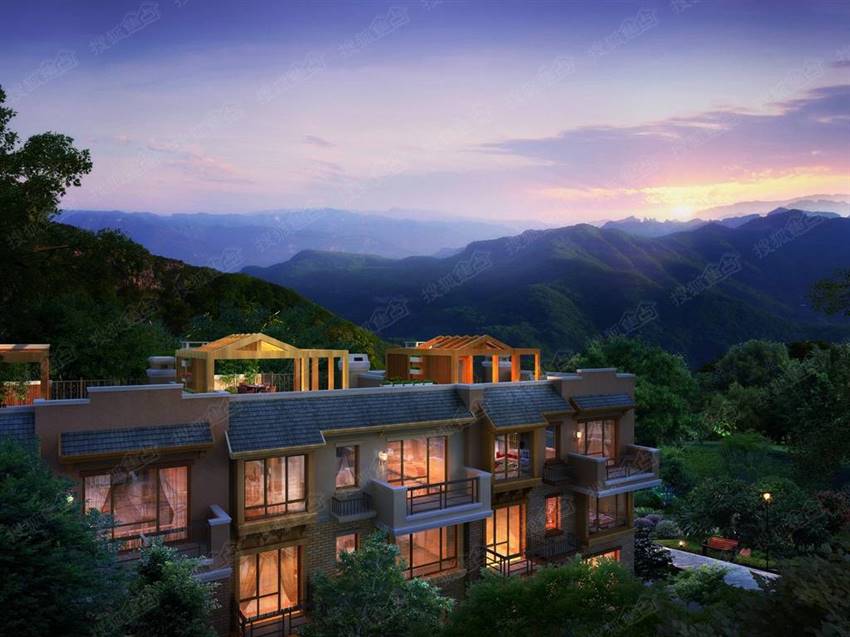 首创澜茵山小区实景图