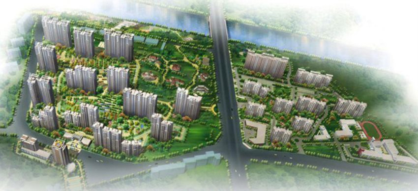 京贸国际城小区实景图