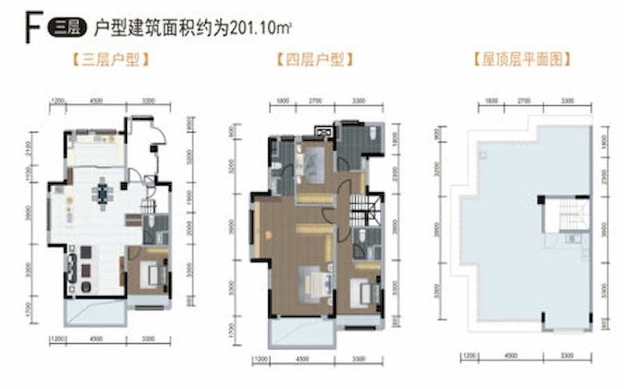 4室2厅4卫 201㎡