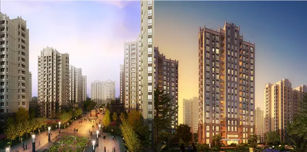 阳光名府小区实景图