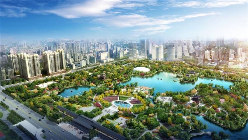 兴庆御苑小区实景图