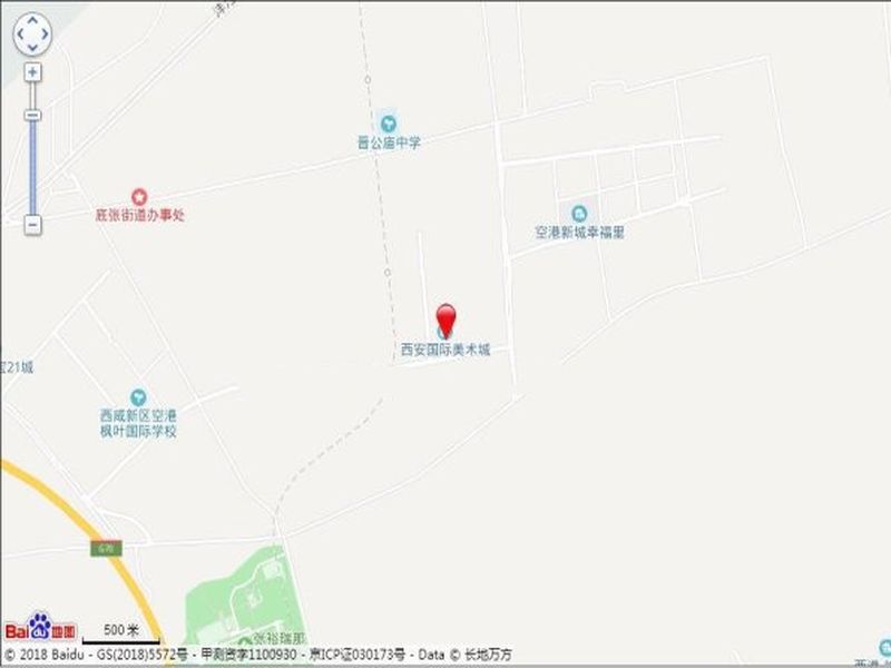 西安国际美术城小区实景图