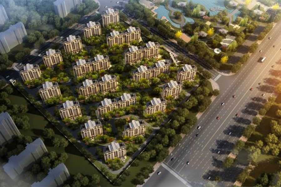 德杰国际城小区实景图