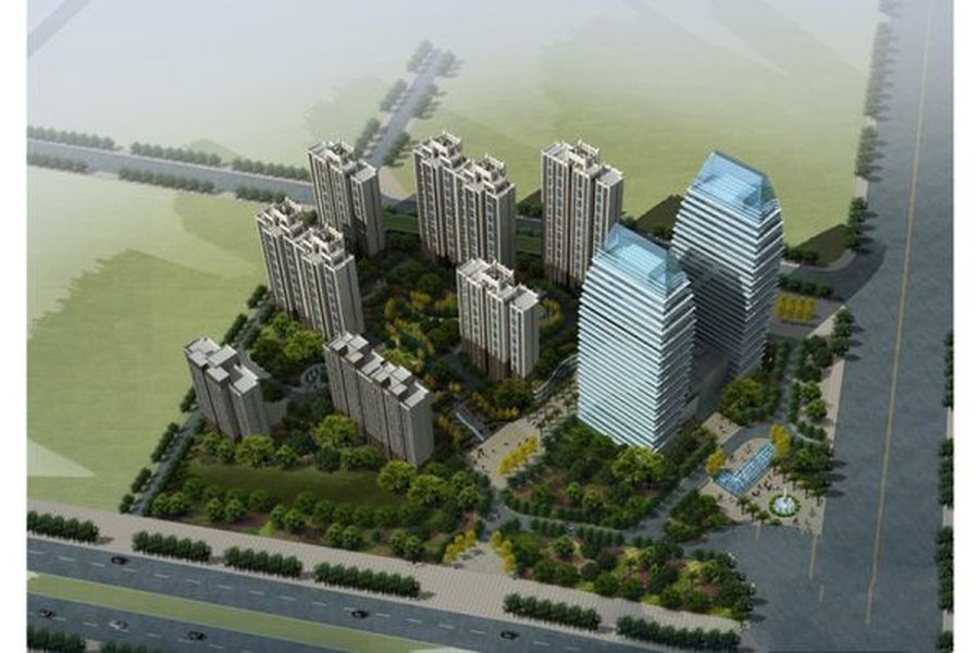 德杰国际城小区实景图