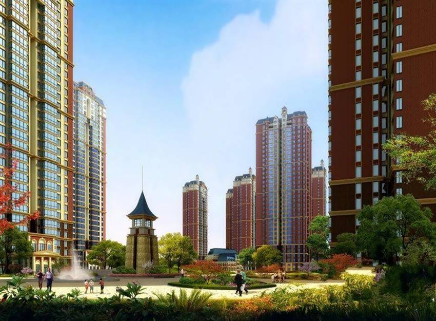 灞业玖悦公馆小区实景图